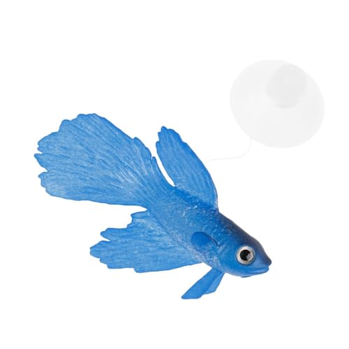 Artificial Aquarium Fish Silicone Betta Realistic Moving Small Fish Ornament