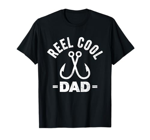 Mulinello Cool Dad Mulinello da pesca Father Retro Vintage Maglietta
