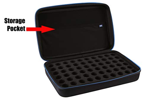 Image of 2TUFF Alcohol Ink Storage Case - Fits up to 60 Bottles - Multi-Use Paint Organizer with Foam Insert and Travel Handle