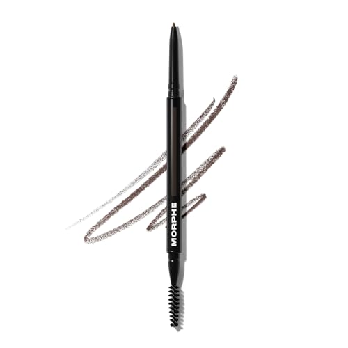Morphe Micro Dual Eyebrow Pencil 0.003 oz Chocolate Mousse Pointed Tip 0 oz