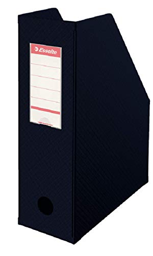 Esselte, porte-revues PVC, Dos de 10 cm, A4, Noir, 56077