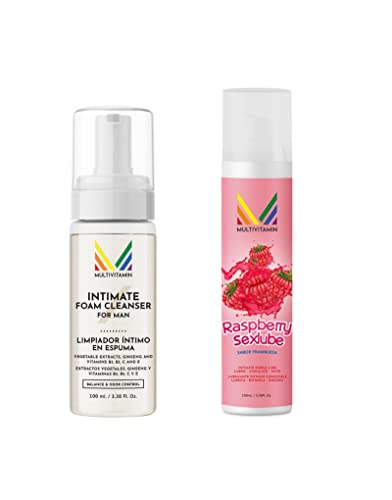 Espuma genital limpiadora en seco con lubricante natural de 100 ml