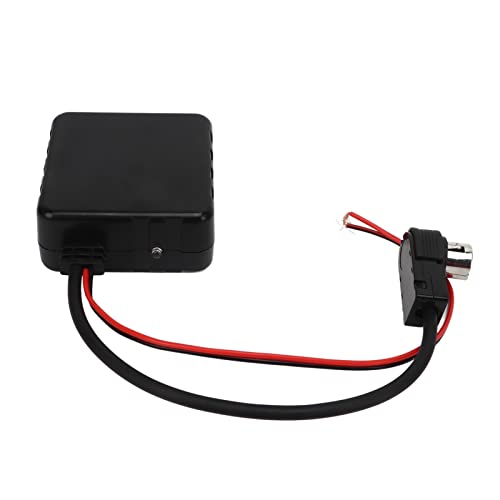 Qualità del suono Hifi: l'adattatore bluetooth del ricevitore audio bluetooth è collegato all'autoradio tramite cablaggio, interferenza e perdita di qualità del suono ed è paragonabile al suono del CD originale. Buona sostituzione, sostituzione diretta per quella vecchia o rotta.