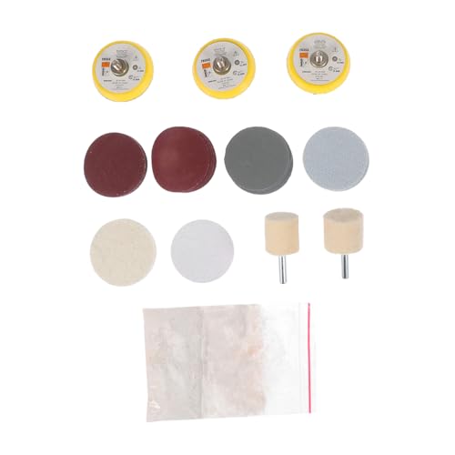 SOESFOUFU 1 Set Durable Glass Polishing Kit of Assorted Color Polishing Wheels for Auto Detailing for Repairing Scratches Glass Mechanical Parts