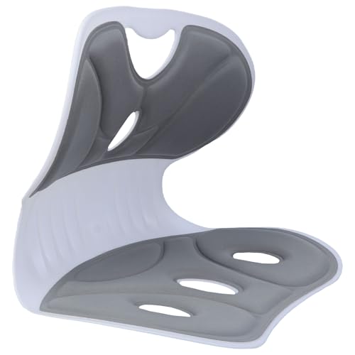 DABAIXIONG Pose Asiento Corrector Cojín Asiento Soporte Lumbar para Silla Oficina Descripción Casa Use Gray Gray