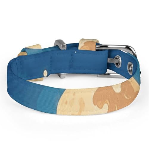 Collier lune d'automne pour chien et chat réglable - 5