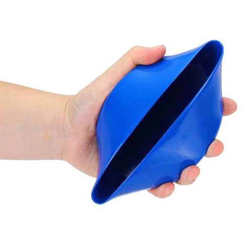 Image of uxcell 2pcs Rubber End Caps 130mm(5 1 /8 Inch) ID x 80mm(3 1 /8 Inch) H Vinyl Round Tube Bolt Cap Cover Screw Thread Protectors Blue