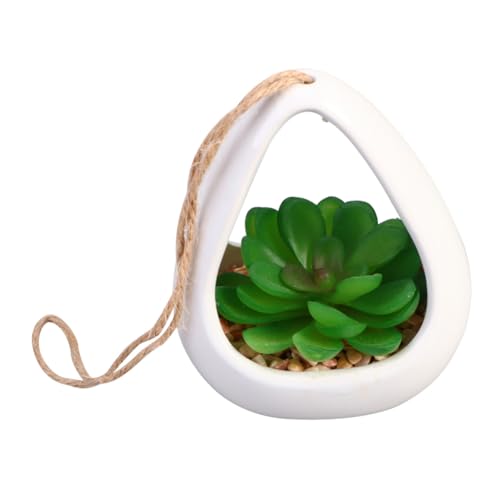 ETHZZLE Succulent Desktop Decoration Artificial Plants Crafts Cute Simulation Potted