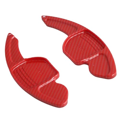 Compatible With Seat For Tarraco 2019-2023 For Ibiza 6P 2017-2023 カーステアリングホイール ギアシフト パドルシフター 自動車アクセサリー パドルシフター(Carbon Fiber Red)