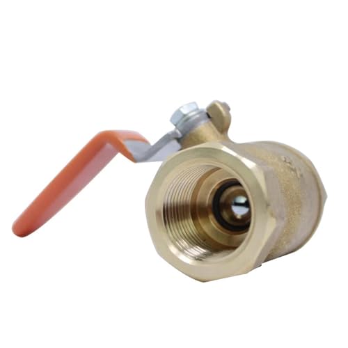 Vanne à bille T TYPE en laiton forgé DN15 DN20 DN25 pour eau huile et gaz