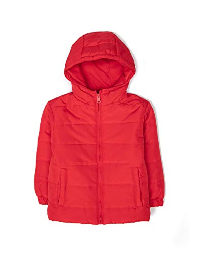 ZIPPY Parka Chin Manteau, Rouge (18/1663tcx/Chinese Red 607|1020564), 8 Ans (Taille Fabricant: 7/8) Garçon
