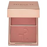 P4trick Ta.- Major Headlines Double-Take Crème & Powder Blush Duo - Versatile Blush for Face, Cream & Powder Formula for Long-Lasting, and Radiant Finish Color: She's Seductive (Warm Mauve Rose)