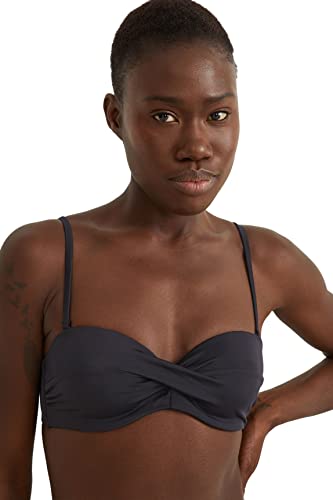 C&A Damen Bandeau Unifarben Stretch|Synthetisch schwarz 85 B