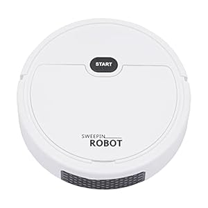 Queeucaer Staubsauger Roboter mit Absaugstation Saugrobote Saugroboter Kehrroboter Mit Wischfunktion Absaugstation500pa, Kunststoff,Weiß,für Ihren langfristigen Einsatz