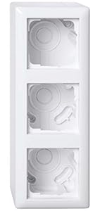 Gira 106303 Aufputzgehäuse 3-fach Weiß Standard