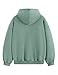 Aelfric Eden Washed Hoodies Long Sleeve Pullover Pocket Fashion Vintage Oversized Unisex Couples Loose Fit Hooded Sweatshirt Green L