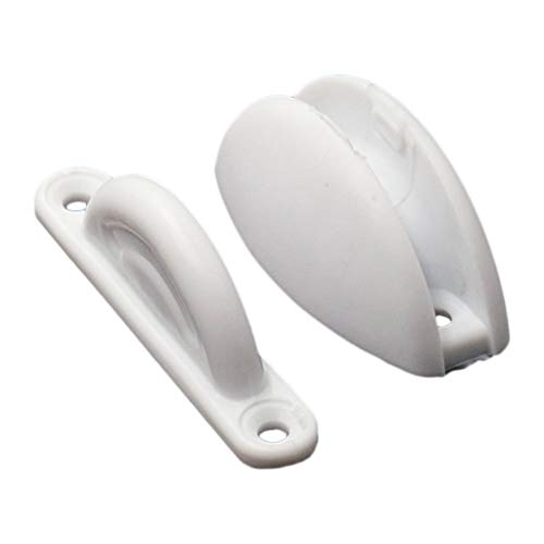 prasku Retenedor de Puerta de Nailon para Puerta, Soporte para Armario, Herrajes para El Hogar para Baño, Dormitorio, Blanco