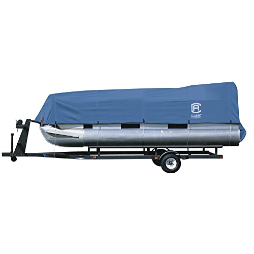 Classic Accessories Stellex Trailerable Pontoon Boat Cover, Fits Pontoon Boats 17' - 20' L x 102