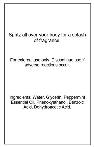 Miniatura 7 de Eclectic Lady Spray corporal de menta, 2 onzas, espray corporal para mujeres con fragancia limpia, ligera y suave, colonia con aroma suave y sutil