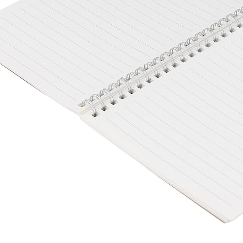 Cahier spirale A5 en kraft pour journal de voyage et notes de bureau