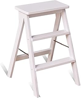 Kitchen Step Stołek Domowy Drewno Drewno Slip Ladder, Wielofunkcyjny stołek krokowy, przenośny stołek krokowy.Składane schody składane pedał stabilny stołek składany (Color : C)