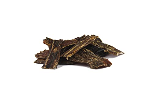 DIBO Rinder-Dörrfleisch, 250g-Beutel, Naturkau-Snack oder Leckerli für Zwischendurch, Hundefutter, Qualitätskauartikel ohne Chemie von DIBO