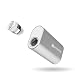 Rowkin Bit Charge Single: True Wireless Earbud w/Charging Case. Bluetooth Headphone, Smallest Cordless Hands-free Mini Earphone Headset w/Mic for Android and iPhone (BUY 2 for Stereo Sound) - Silver