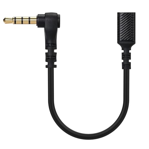 Saipomor Replacement 3.5 Male to Female Audio Cable Adapter Compatible with SteelSeries Arctis3 Arctis5 Arctis7 Arctis Pro Wireless Gaming Headphones