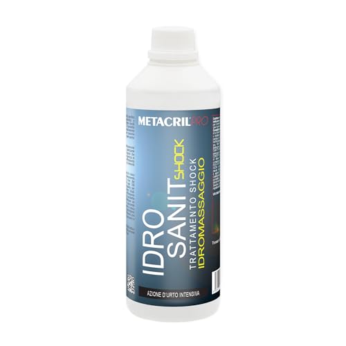 Metacril Pro Idro Sanit Shock, Igienizzante, Trattamento d'Urto, per Impianti Idromassaggio - 1 LT