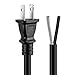 Power Tool Replacement Cord, 2 Prong Polarized 14 Gauge Replacement Power Cord with Open End, Heavy Duty 125V Supply Cable for AC Appliance, NEMA 1-15 Plug UL SJT 14AWG (6FT)
