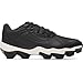 Under Armour Girls' Glyde Sola RM JR Softball Cleats, (001) Black/White/Black, 1, US