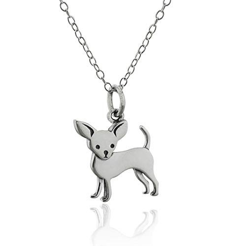 FashionJunkie4Life Sterling Silver 3D Dog Breed Necklaces