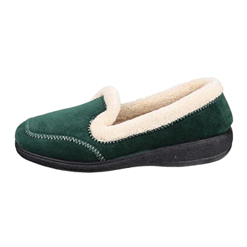 Chaussons classiques Mirak Maier pour des soirées cocooning au chaud en taille 39 vert