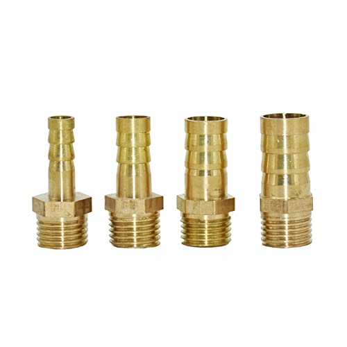 Conectores de espiga NALsa latón rosca macho acoplador manguera agua 6mm 1/4 4