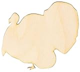 Woodcrafter Wooden Turkey Cutout 4' x 4' / Package of 10 Made with 1/8' Baltic Birch Plywood and...