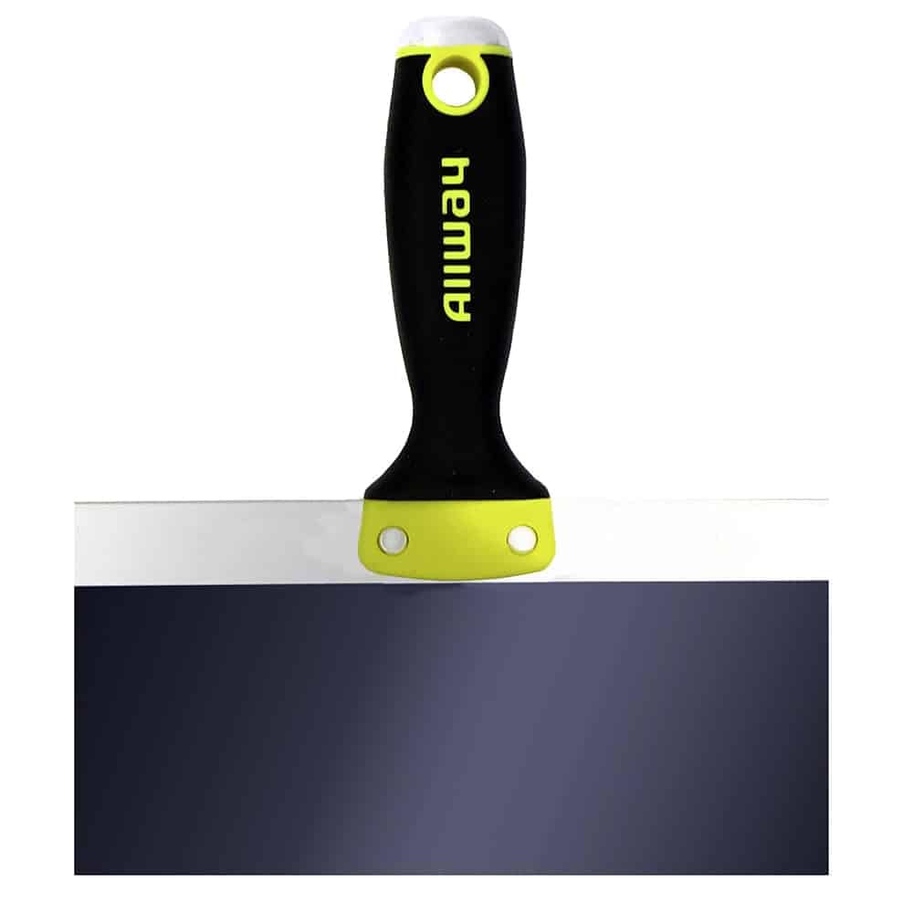 Couteau à enduire ALLWAY BTK8 à lame flexible en acier et embout marteau intégré