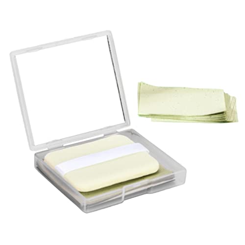Ipetboom Oil Absorbing Sheets for Face Green Tea 1 Set Blotting Paper Practical Oil Absorbing Papers for Men Women