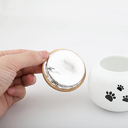 Fermus Memorial Pet Ashes Urn For Small Animal, Ceramics Memorial Keepsake Urns For Cats And Dogs #TOP5