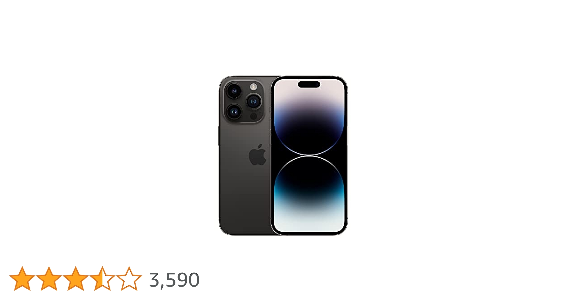 Apple iPhone 14 Pro 256GB Space Black Unlocked Renewed
