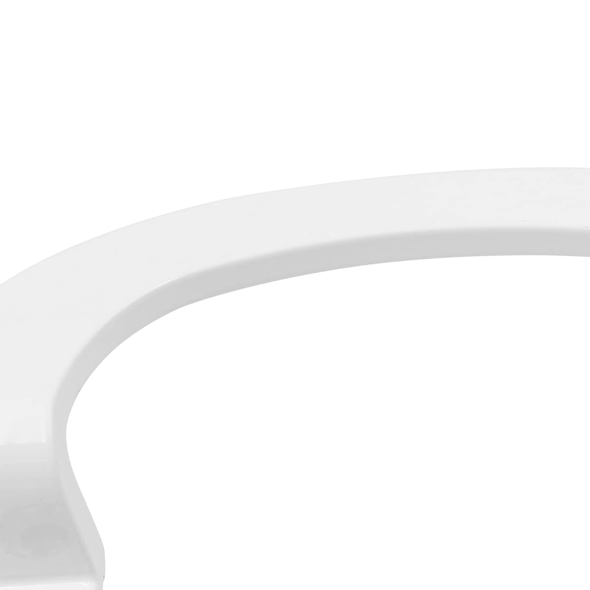 Tirador de puerta corredera de aleación de aluminio, 200 mm, centro del agujero de 170 mm, para puerta de cristal de balcón, cuarto de baño, puerta de almacenamiento (blanco)