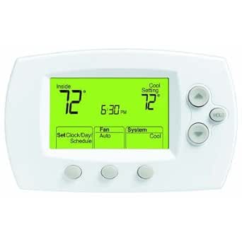 Honeywell Conventional and heat pump programmable thermostat with no