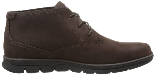 bradstreet plain toe chukka for men in dark brown