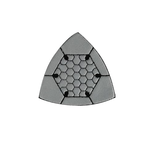 Kit de Almohadilla Pulido triangular 90 mm para esmerilado seco con ajuste universal 2