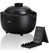 Amazon | 【公式shop限定】 カマノ 土鍋炊飯器 4合 ブラック SY-153-4