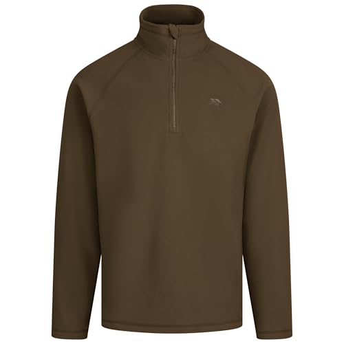 Image of Trespass Mens Fleece Eliston - Airtrap Technology, Auto-lock Zip, Straight Hem, Chin/Zip Guard, 160gsm Polyester, Lightweight, Warm, Breathable, Soft Touch, Machine Washable