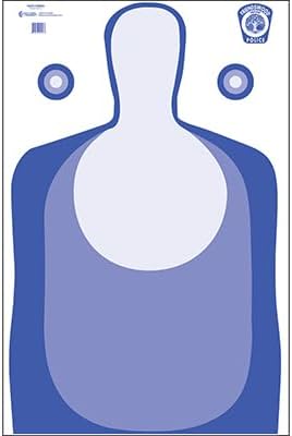 Modified TX-PT Target Features Standard TX-PT Target with 3 Tones of Blue Shaded Dark Outside to Light in Center Size: 24" x 36"
