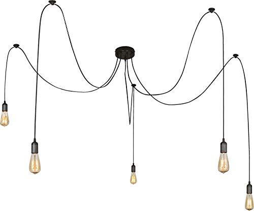 Preisvergleich Produktbild Globo Deckenleuchte Maracana, schwarz