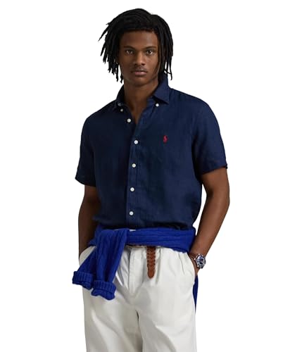 Polo Ralph Lauren Men's Short Sleeve Linen-Classic