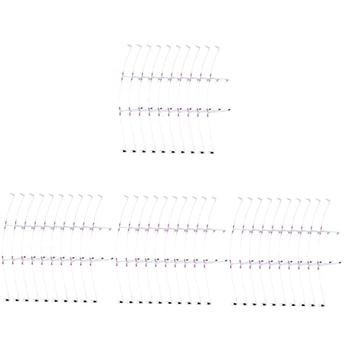 Kisangel 40pcs Fishing Leaders with Swivels Fishing Lines for Connection and Knot for Enthusiasts and Beginners