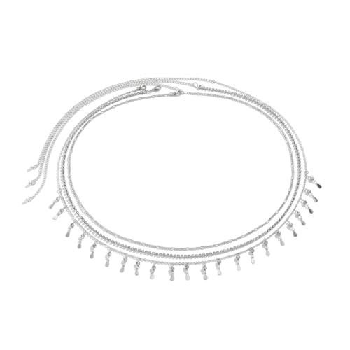 Adjustable Design Metal Sunflower Belt Chain Women's Multi Chain Banquet Party Fashion Accessories